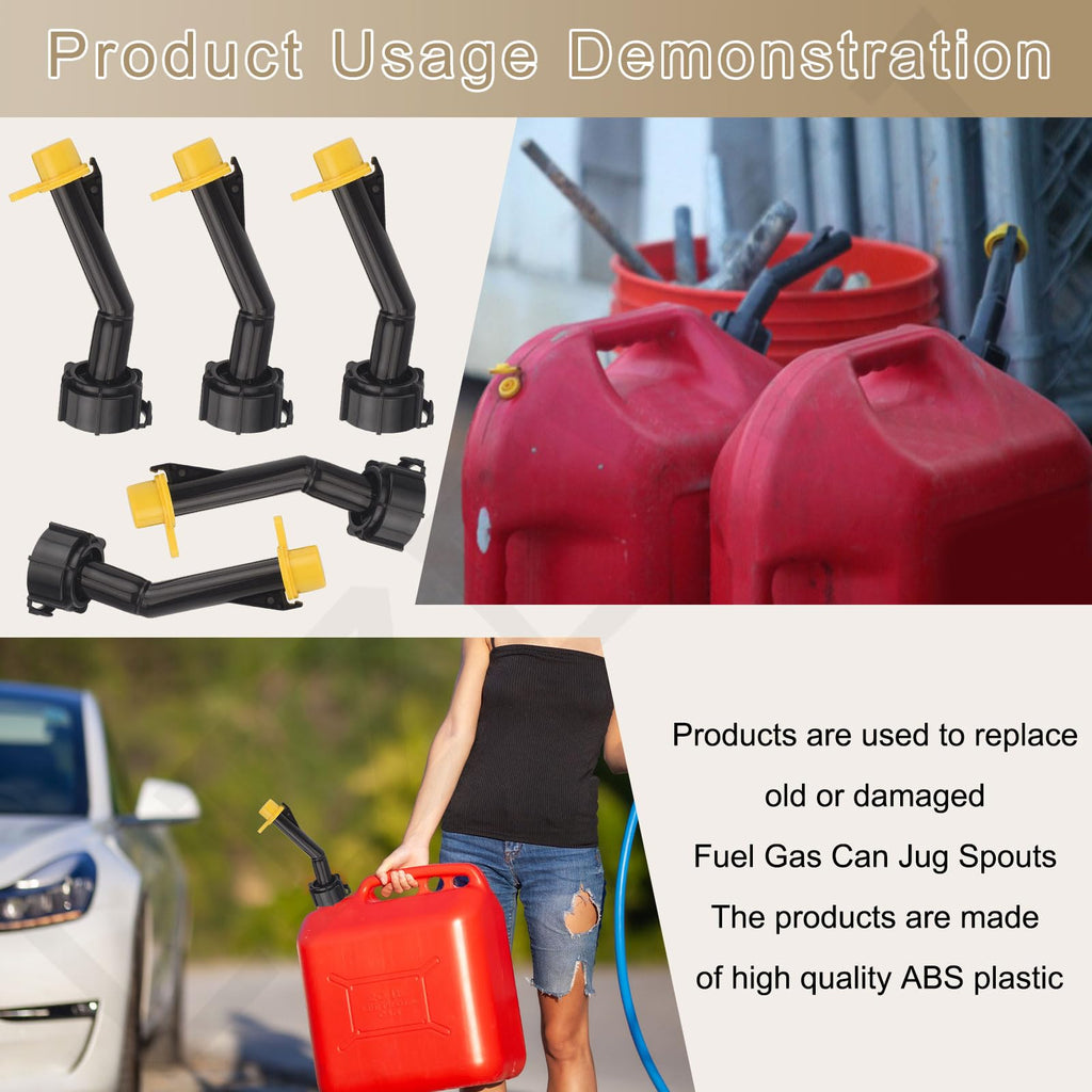 Gas Can Spouts Nozzles Rings Caps Y3543