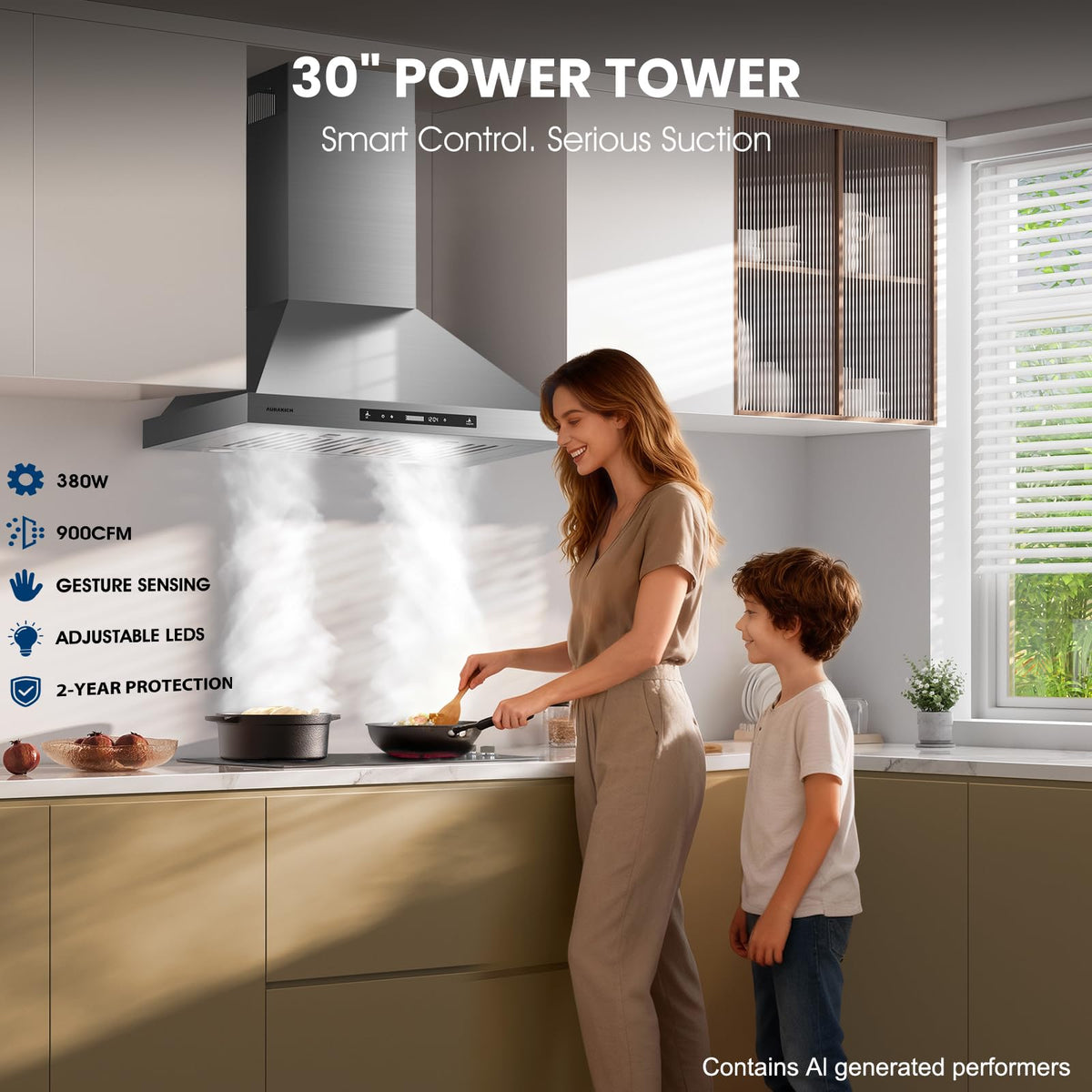 30-inch Wall Mount Range Hood D74340