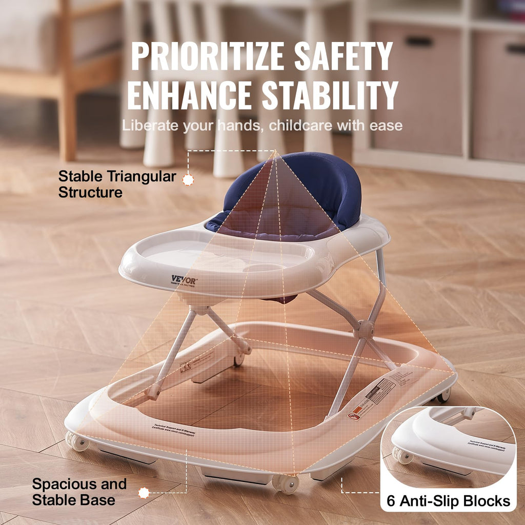 Foldable Baby Walker with Feeding Tray N980