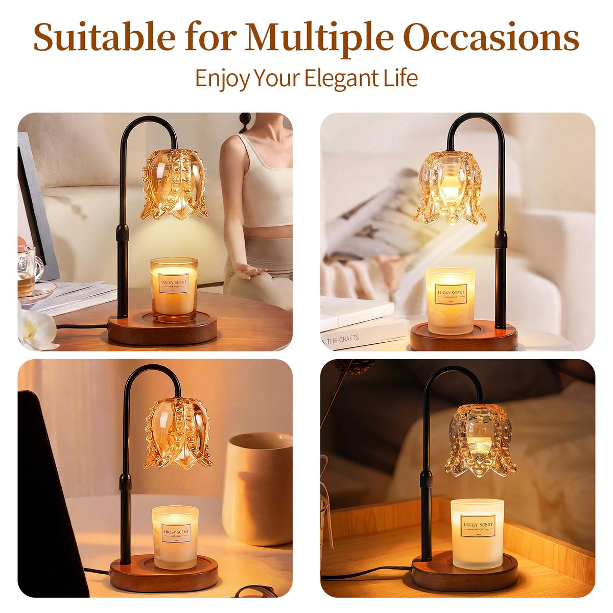 Candle Warmer Lamp with Timer V2903
