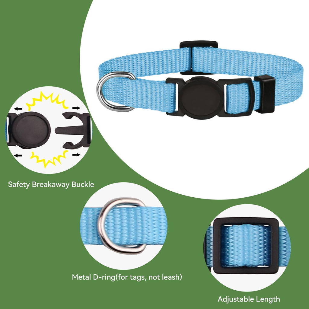 20 PCS Nylon Breakaway Puppy Collars U7961