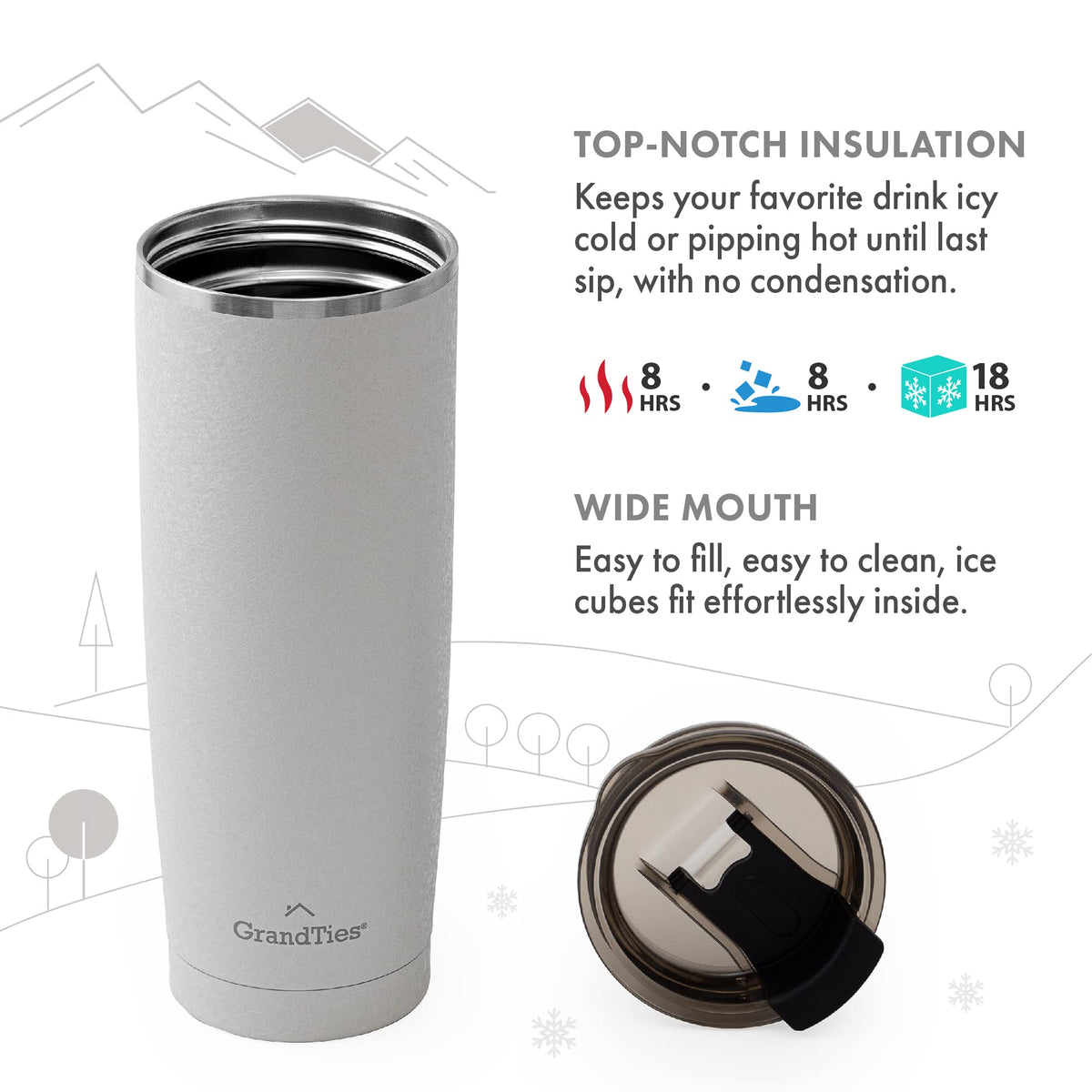 Insulated Stainless Steel Travel Tumbler 20oz G286