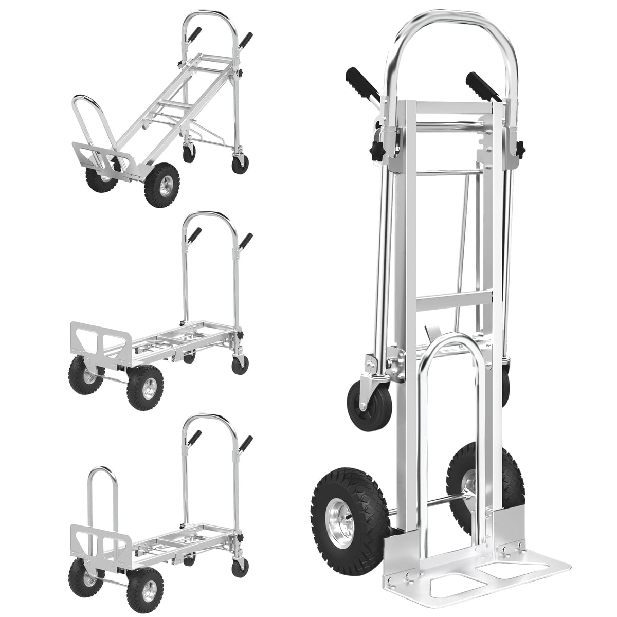 4 in 1 Stainless Steel Folding Hand Truck Dolly E391