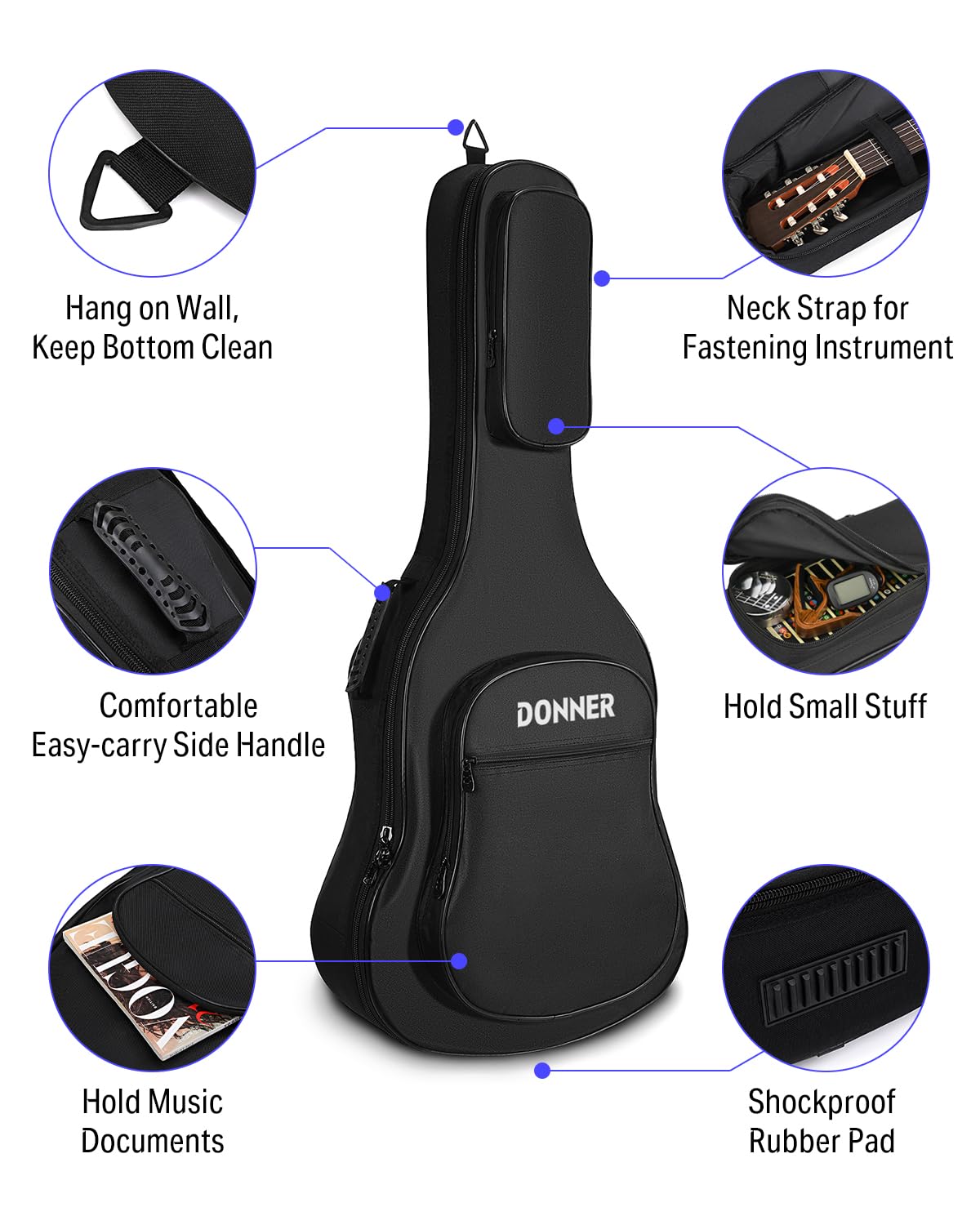 36 Inch Acoustic Guitar Case E4625