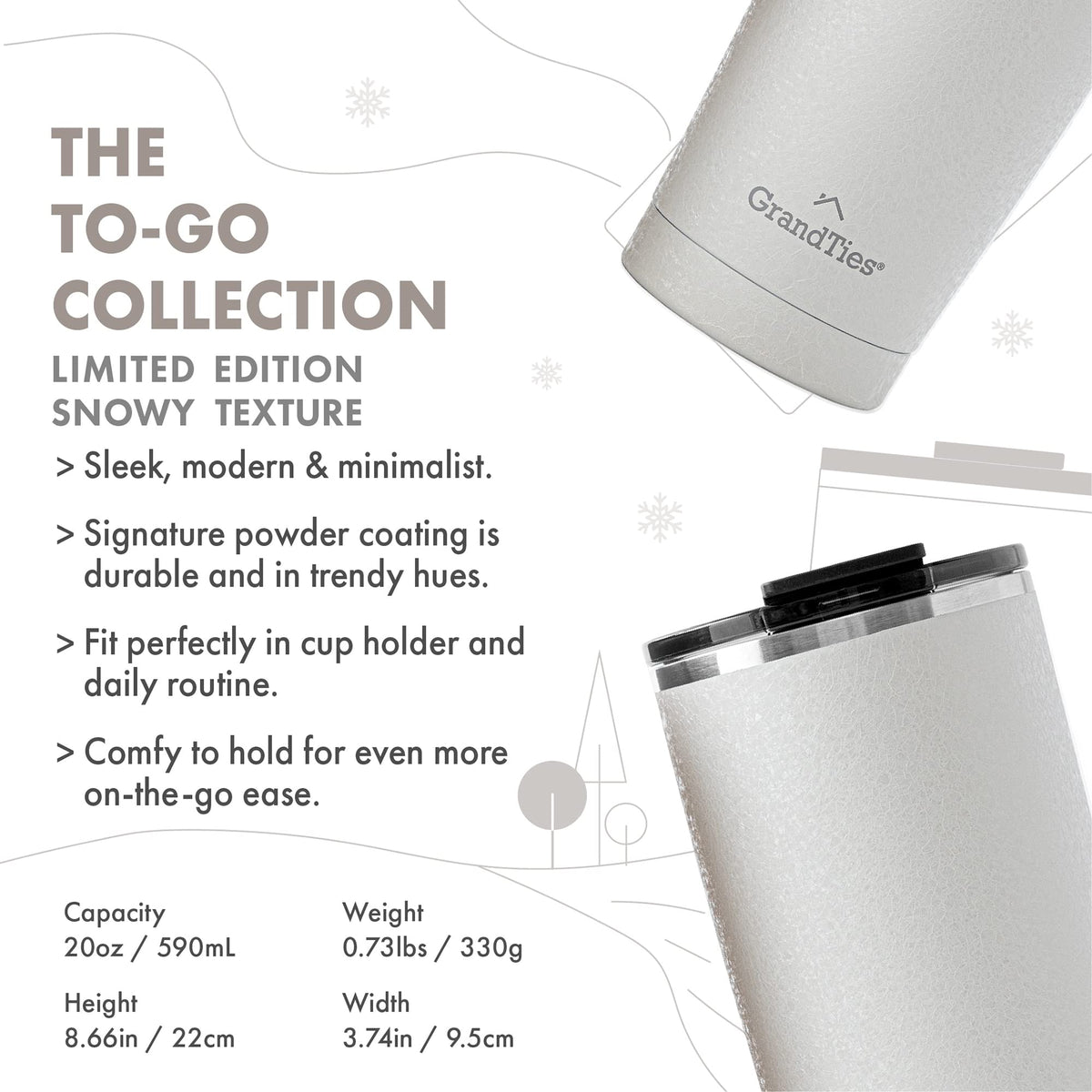 Insulated Stainless Steel Travel Tumbler 20oz G286