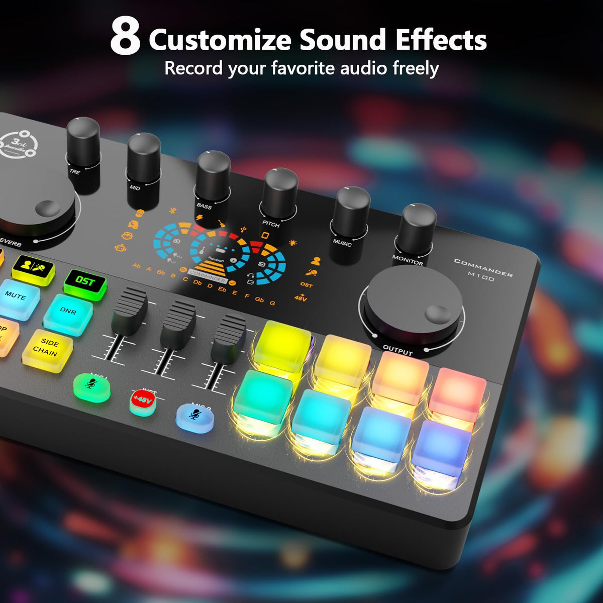 Audio Interface with 4 Dynamic Mics X645