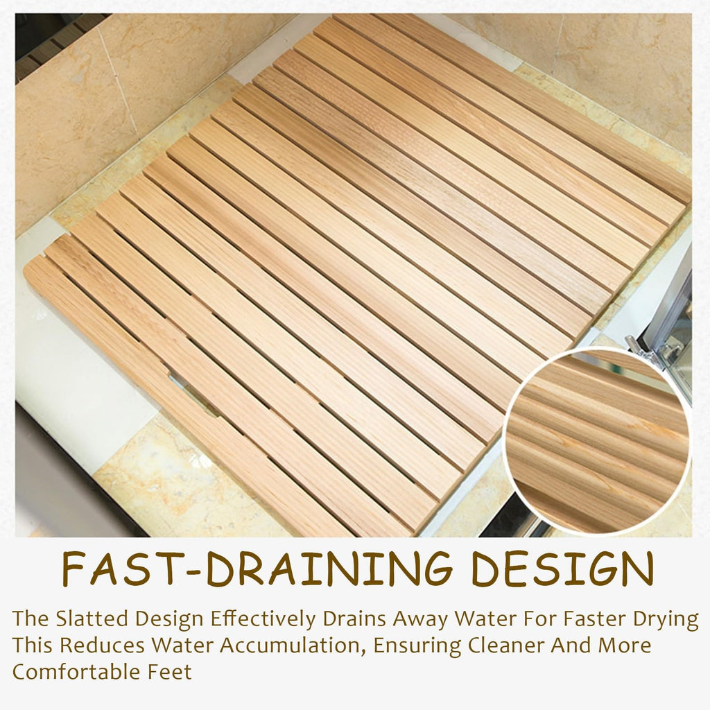 Red Cedar Shower Floor Mat 30x50/70/80/90cm U990