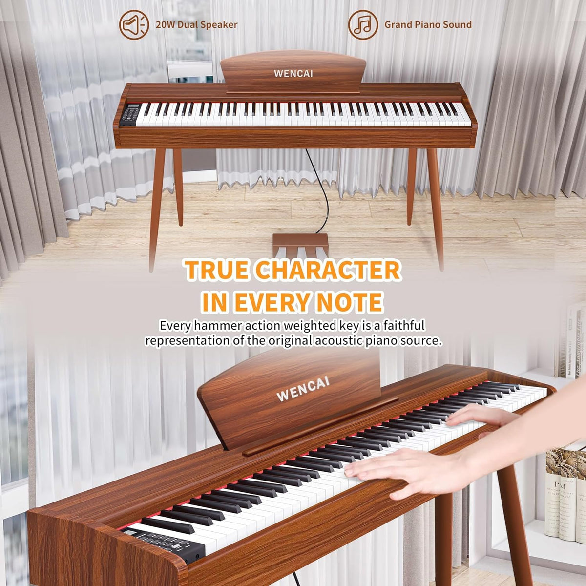 88-Key Fully Weighted Digital Piano P9349