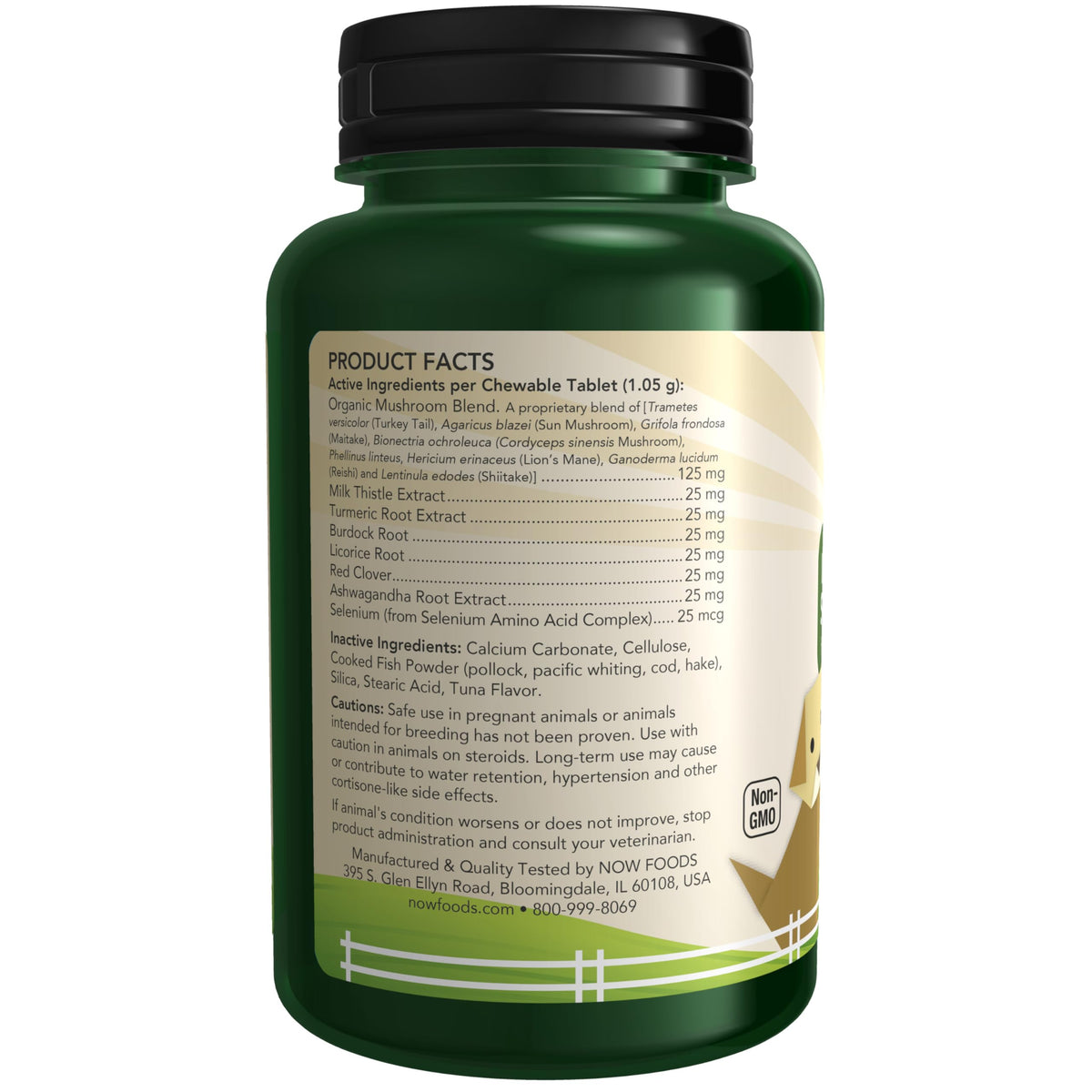 Immune Support Supplement for Cats & Dogs 90 Chewable Tablets J36722