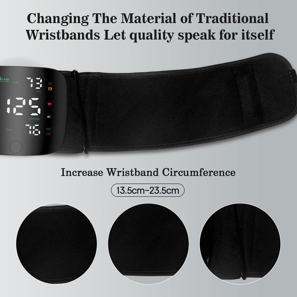 Black Wrist Blood Pressure Monitor W7040