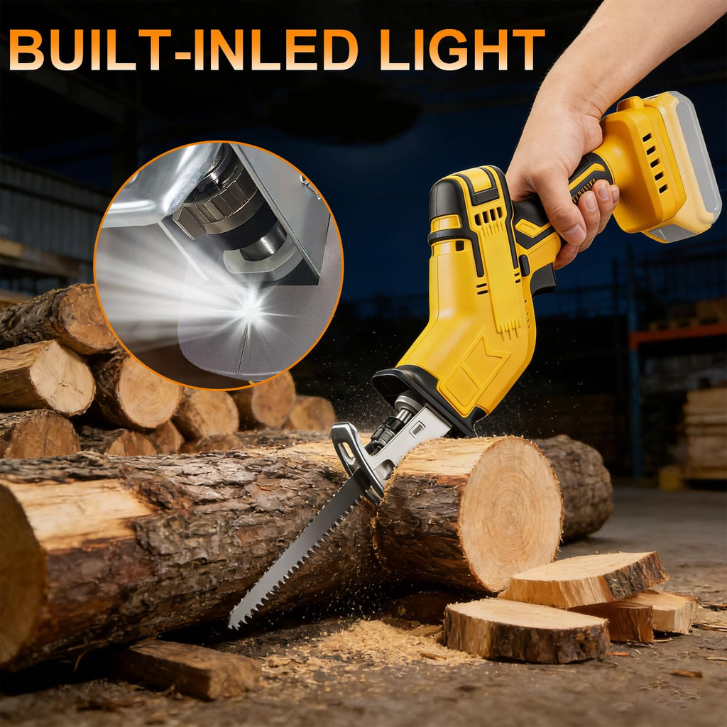 Cordless Reciprocating Saw 0-3500 SPM Variable Speed with 4 Blades G394