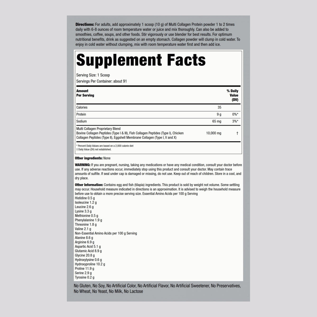 Multi Collagen Protein Powder 32oz R817