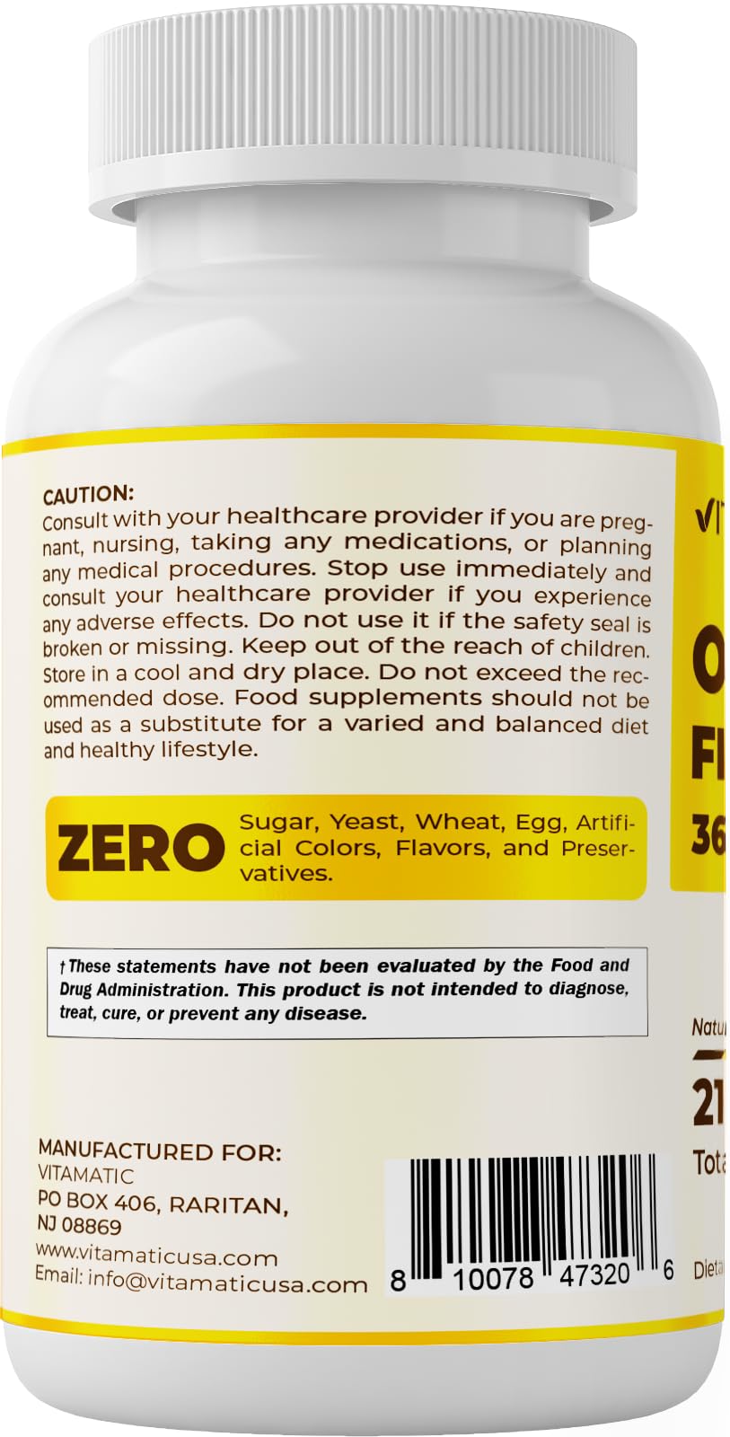Omega 3 Fish Oil 3600mg Softgels B175288