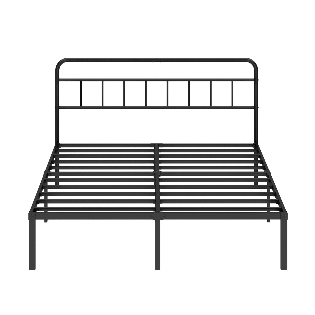 Black Queen Bed Frame with Headboard M855