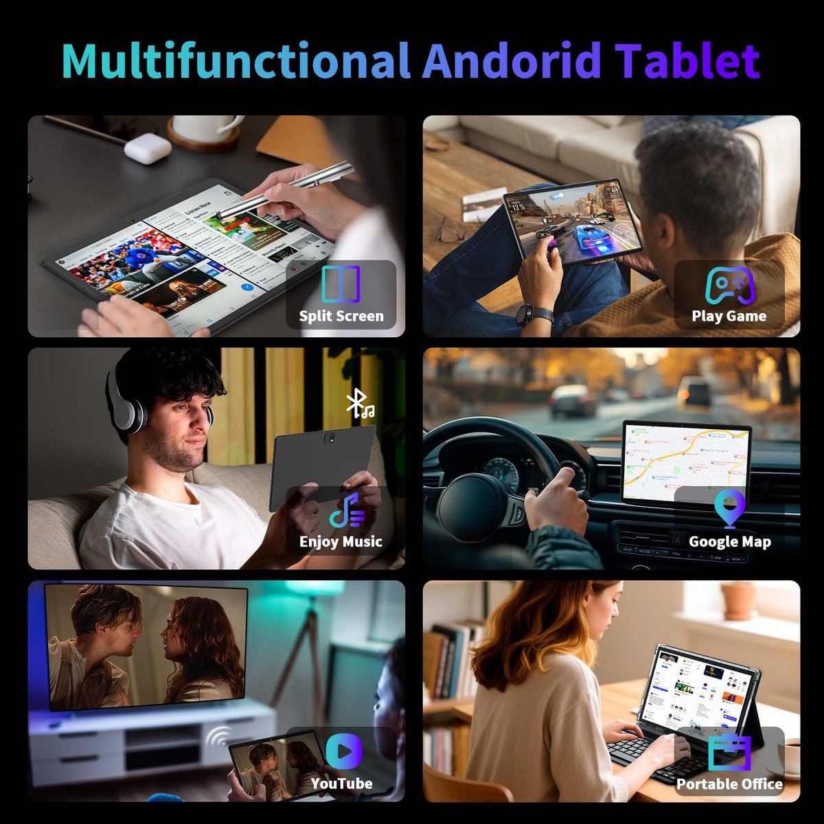 10 inch Tablet with Keyboard C719