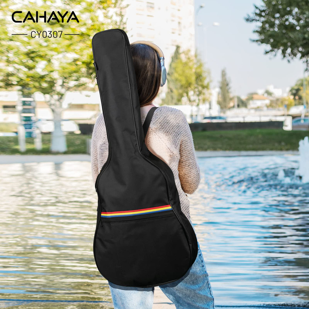 Acoustic Guitar Dust Cover 38-41 in Soft Gig Bag G656