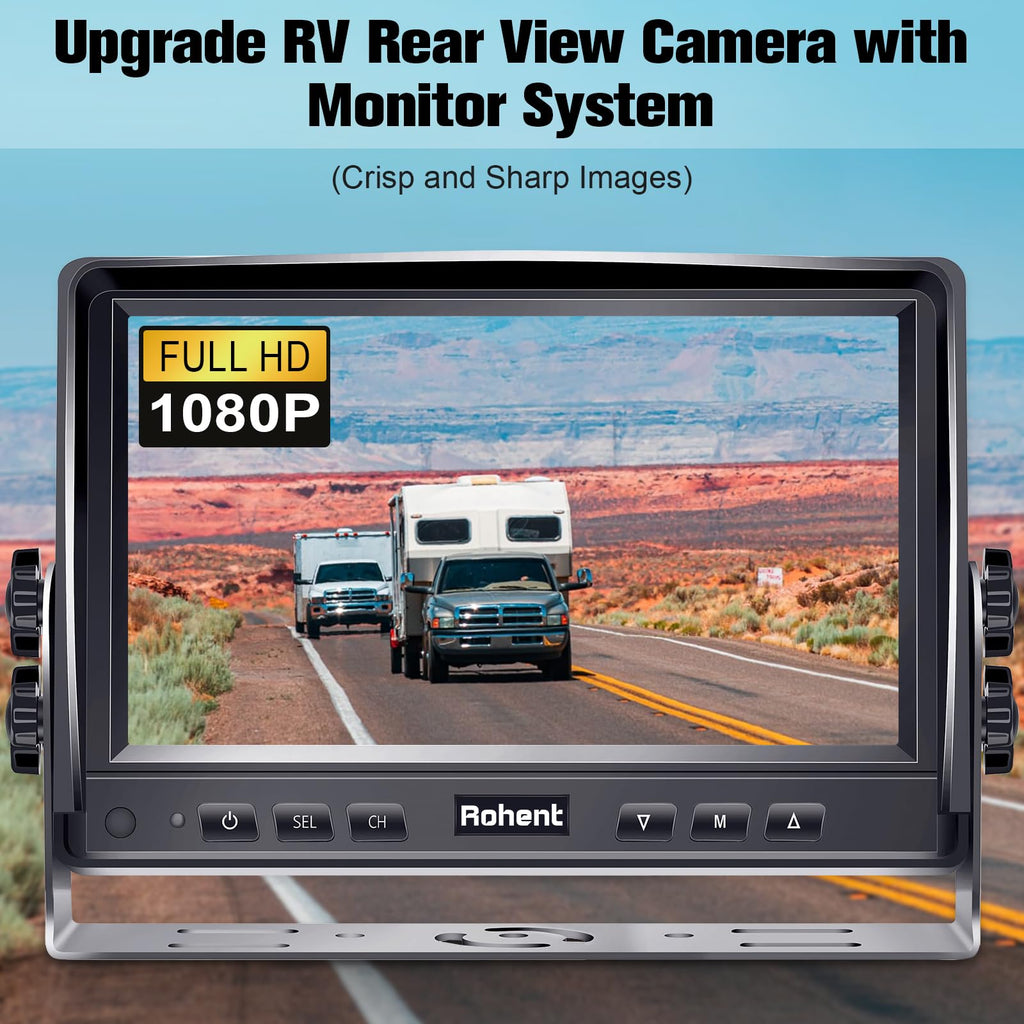 7" Split Screen Dual Backup Camera System Y2276