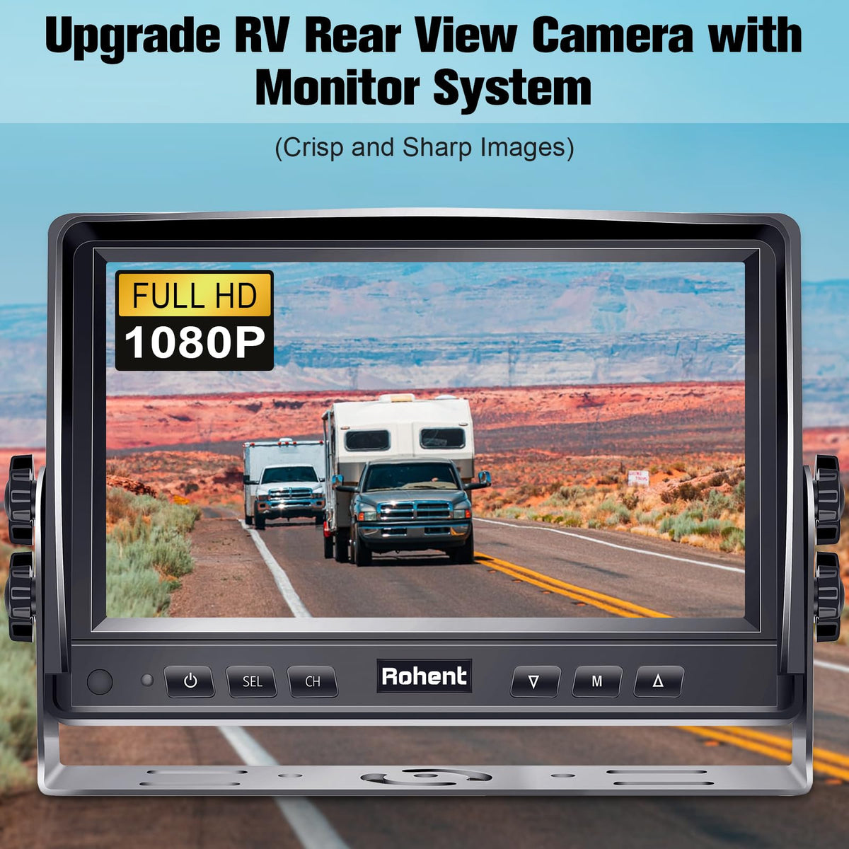 7" Split Screen Dual Backup Camera System Y2276