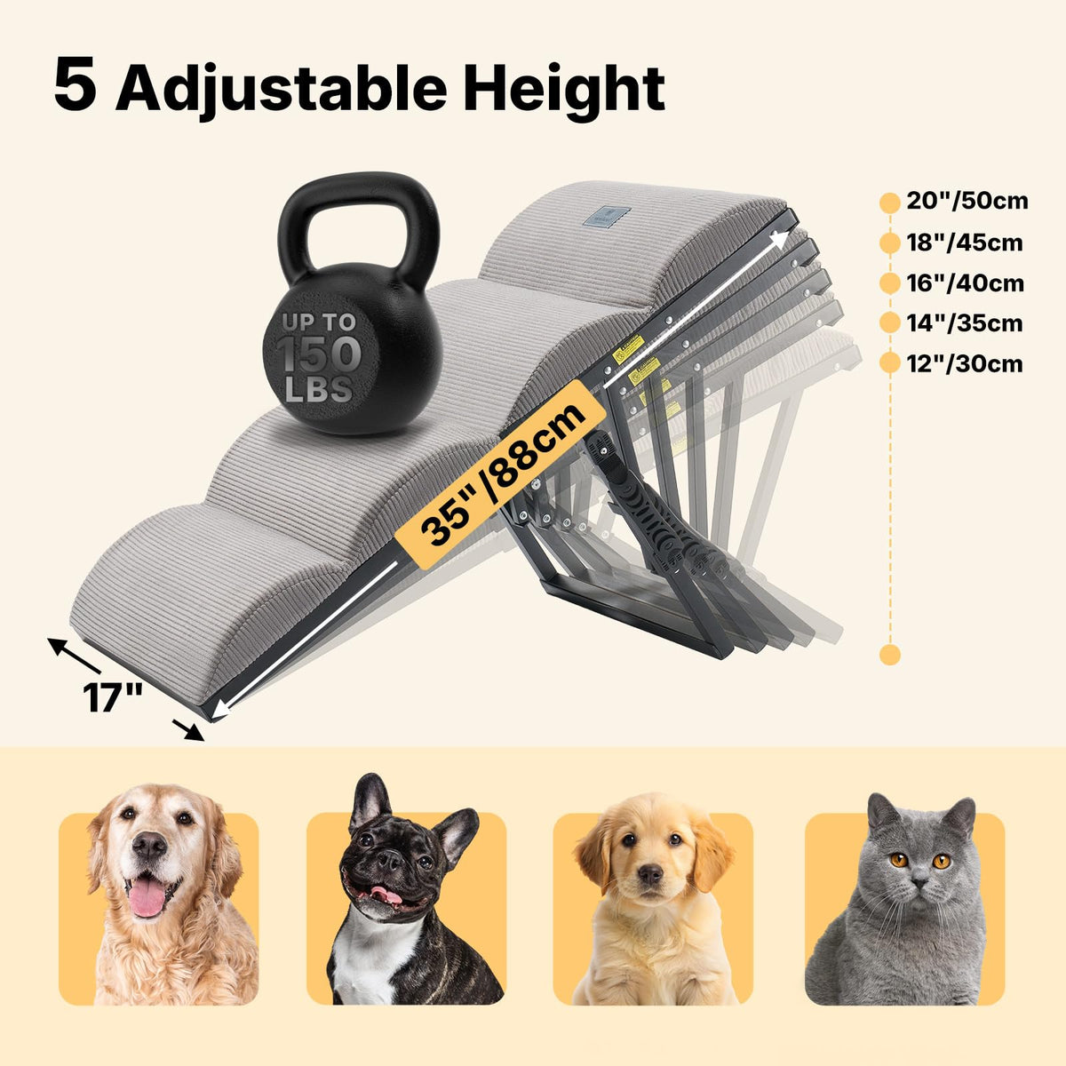 Foldable Dog Ramp A459