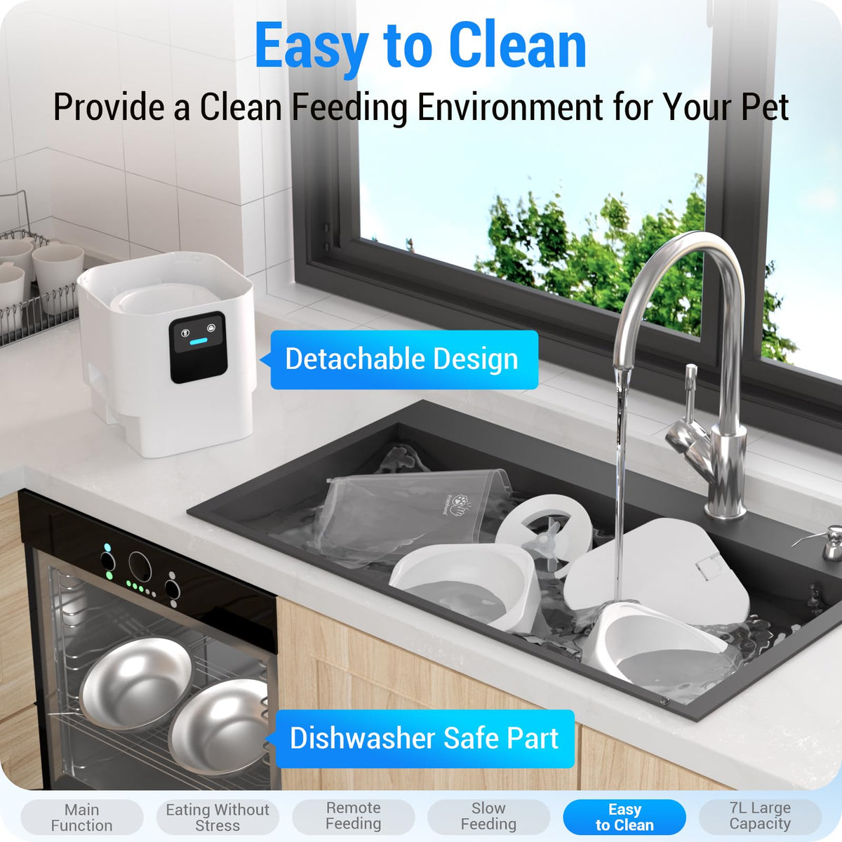 Automatic Cat Feeder 5G WiFi 29 Cup F2682