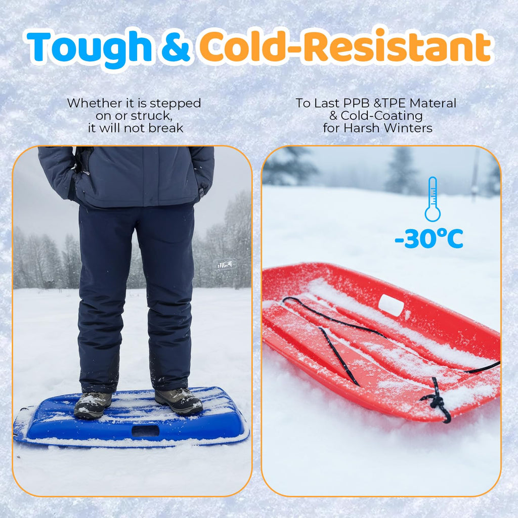 35" Snow Sled with Rope and Handles K9557