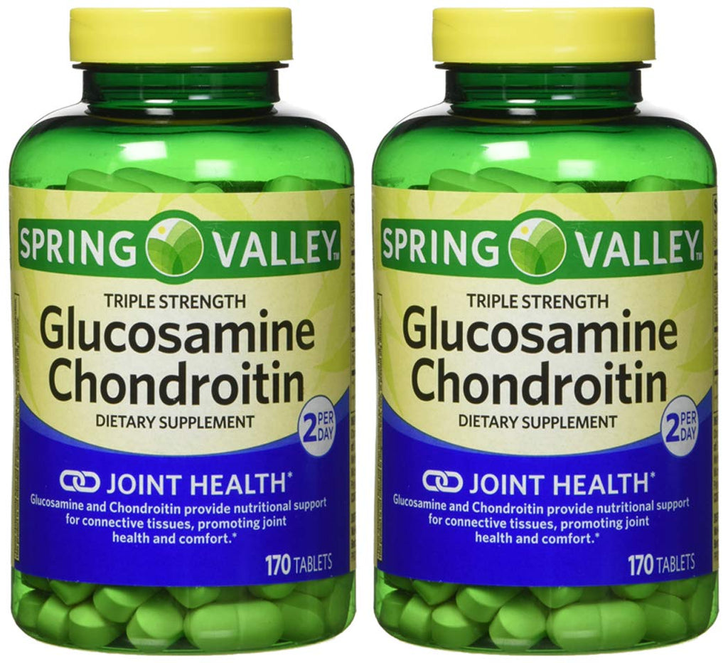 Glucosamine Chondroitin Triple Strength 340 Tablets Twin Pack Q596