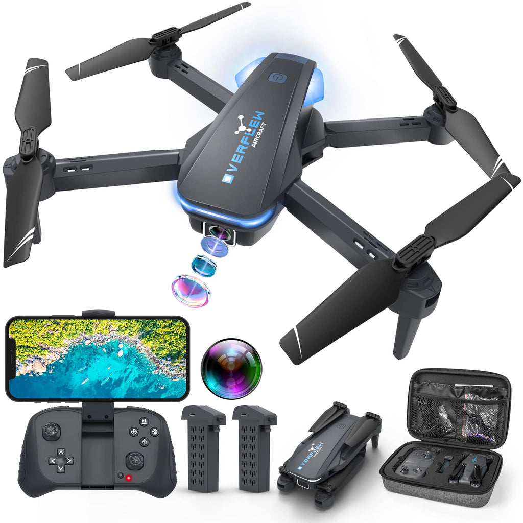 Foldable 1080P Camera Drone with 2 Batteries A31117