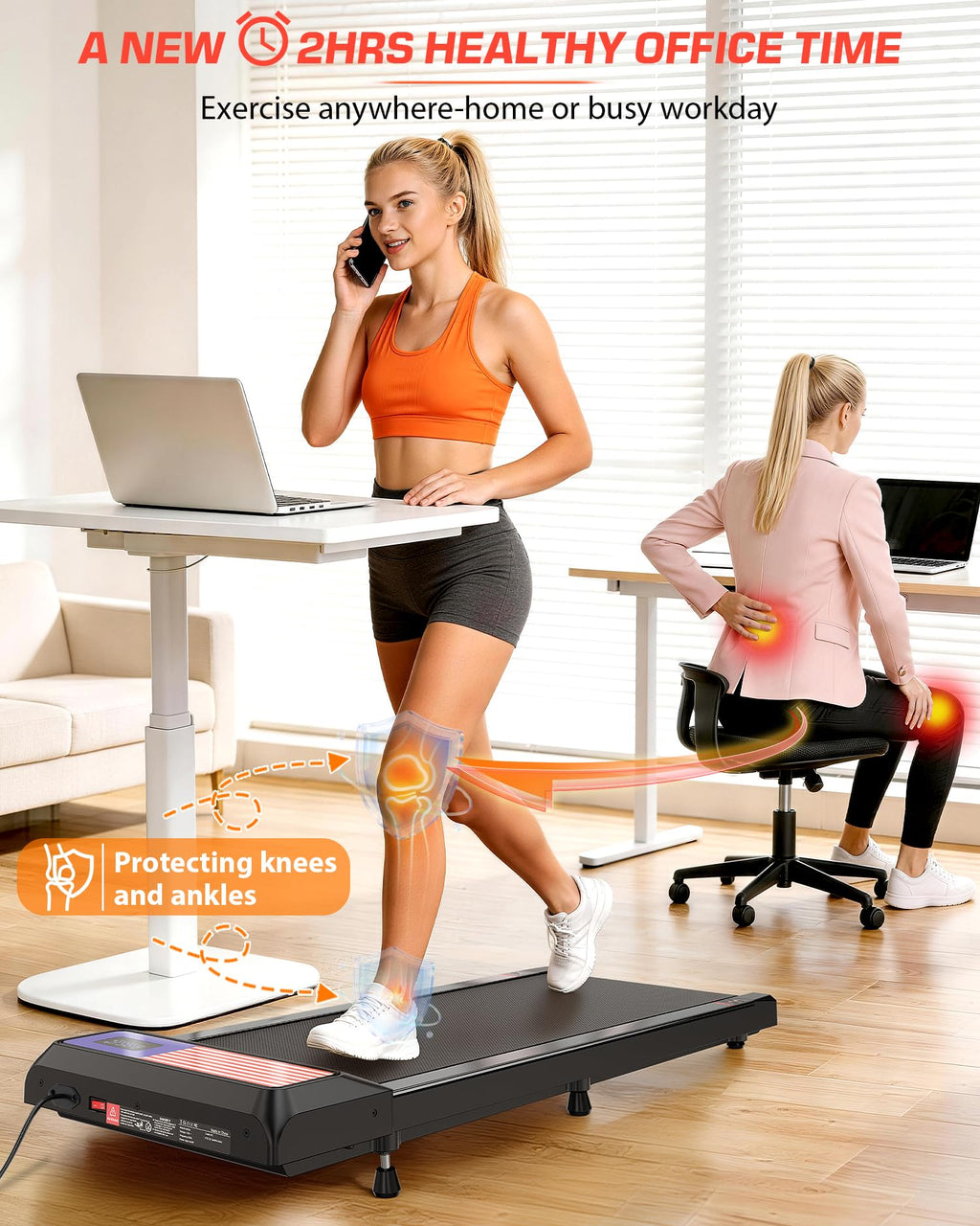 Incline Under Desk Treadmill L4105