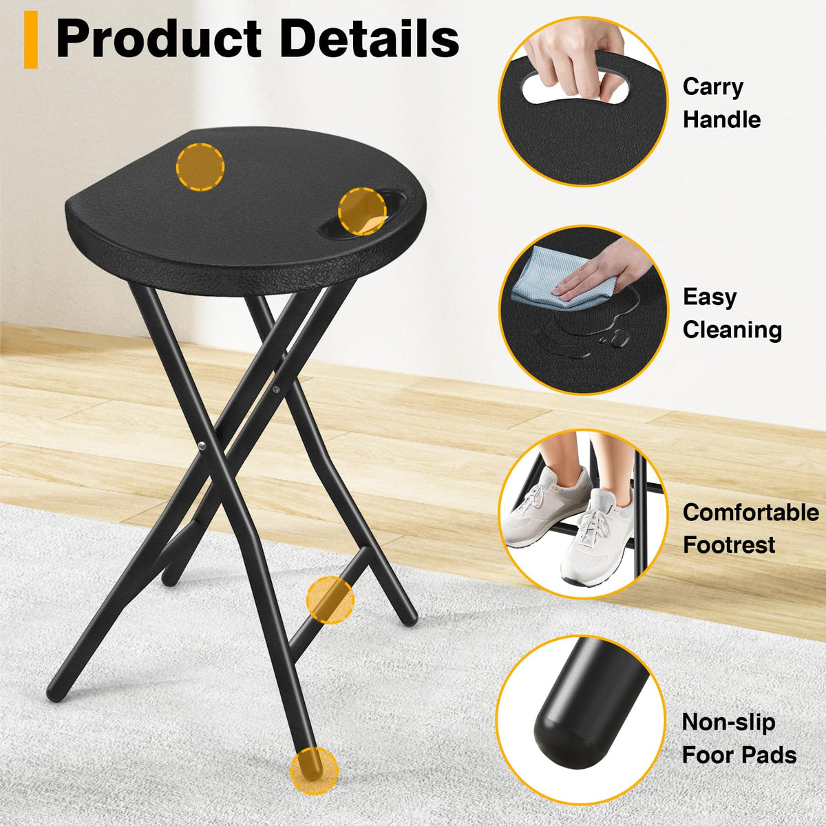 Portable Folding Chair with Handle W890992