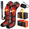 Air Compression Leg Massager with Heat, 6 Modes, 9 Intensities Q709