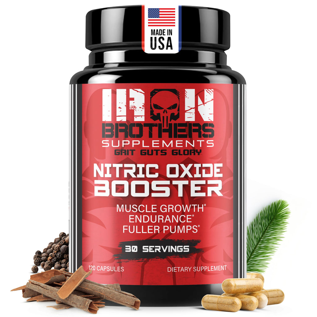 120 Vegan Capsules Nitric Oxide Supplement S49227