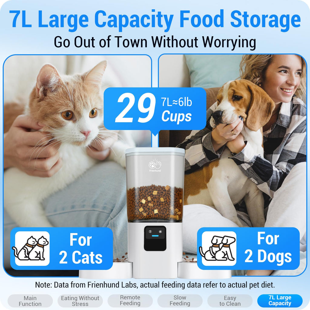 Automatic Cat Feeder 5G WiFi 29 Cup F2682