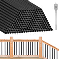 Aluminum Black Metal Deck Balusters 36"x 3/4" 120 Pcs Z27274