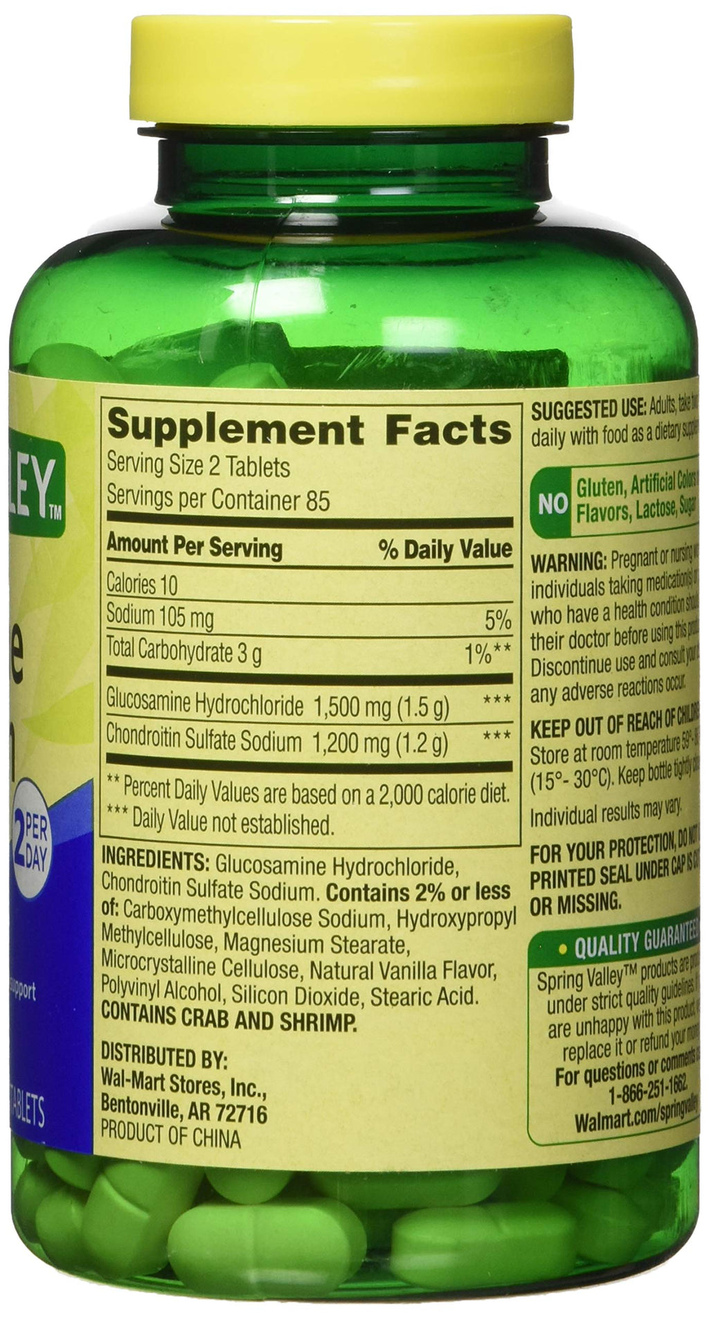 Glucosamine Chondroitin Triple Strength 340 Tablets Twin Pack Q596