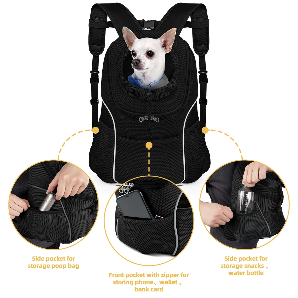 Pet Dog Carrier Backpack U13796