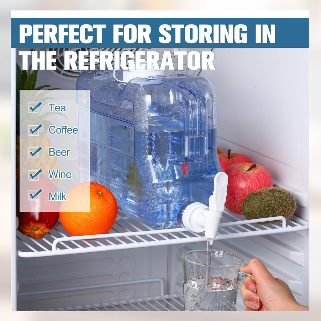 2 Gallon Plastic Water Dispenser Bottle U978902