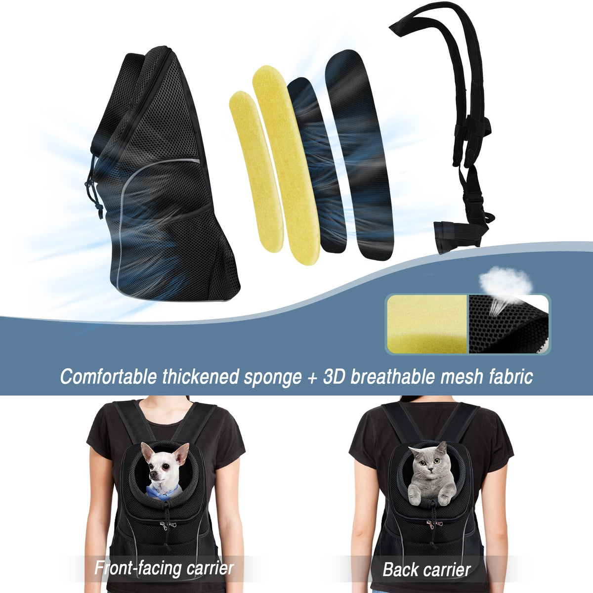 Pet Dog Carrier Backpack U13796