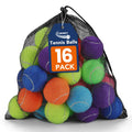 Colorful Tennis Balls for Dogs, 2.5 inches, 16 Pack R71888