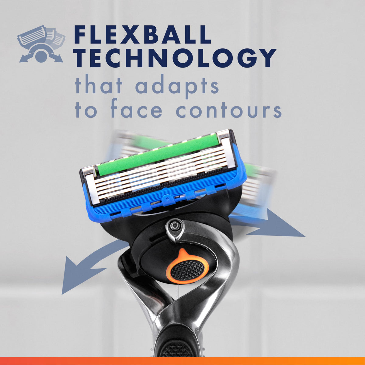 Shaving Razor with 8 Blade Refills E43478