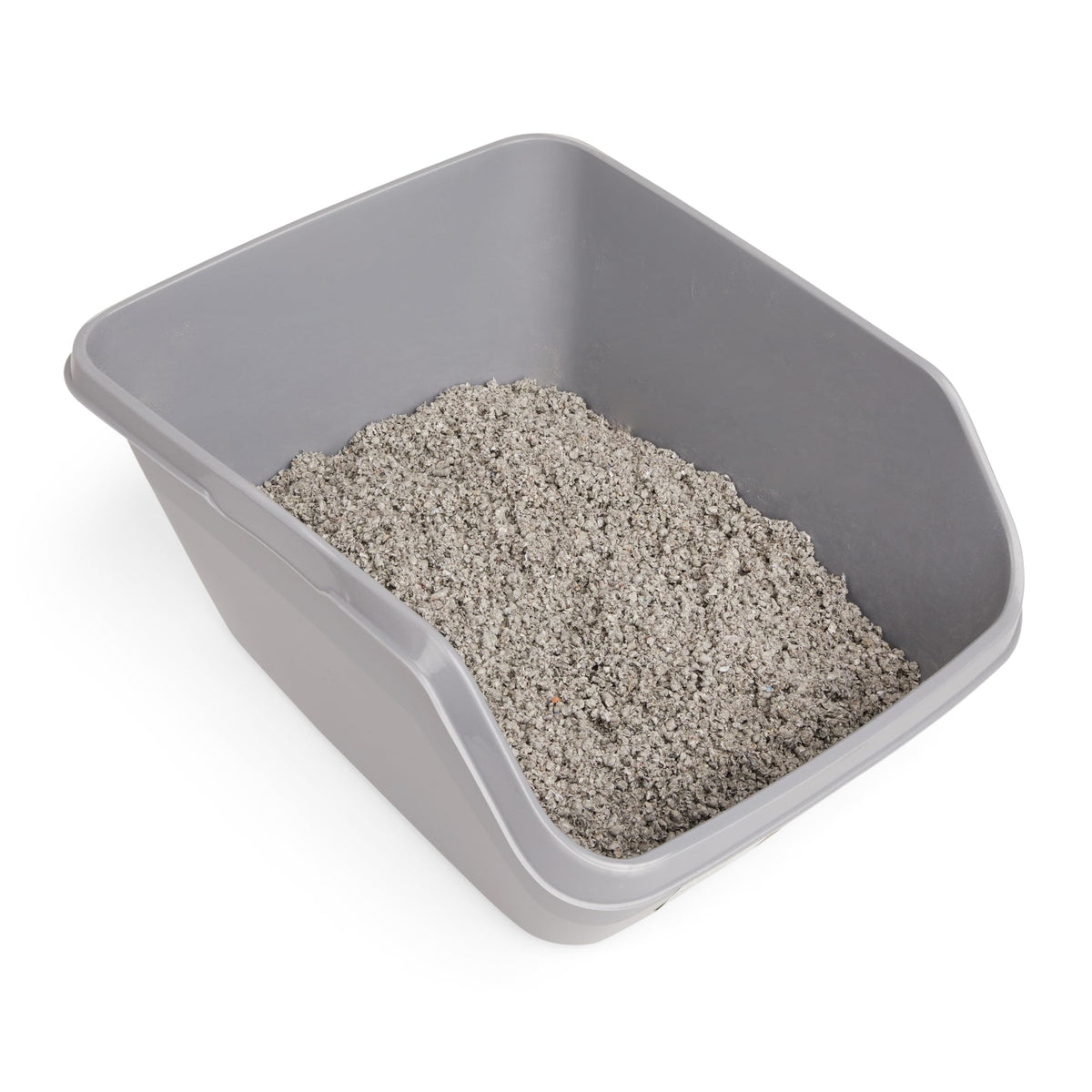 Grey Large High-Back Litter Box M17925