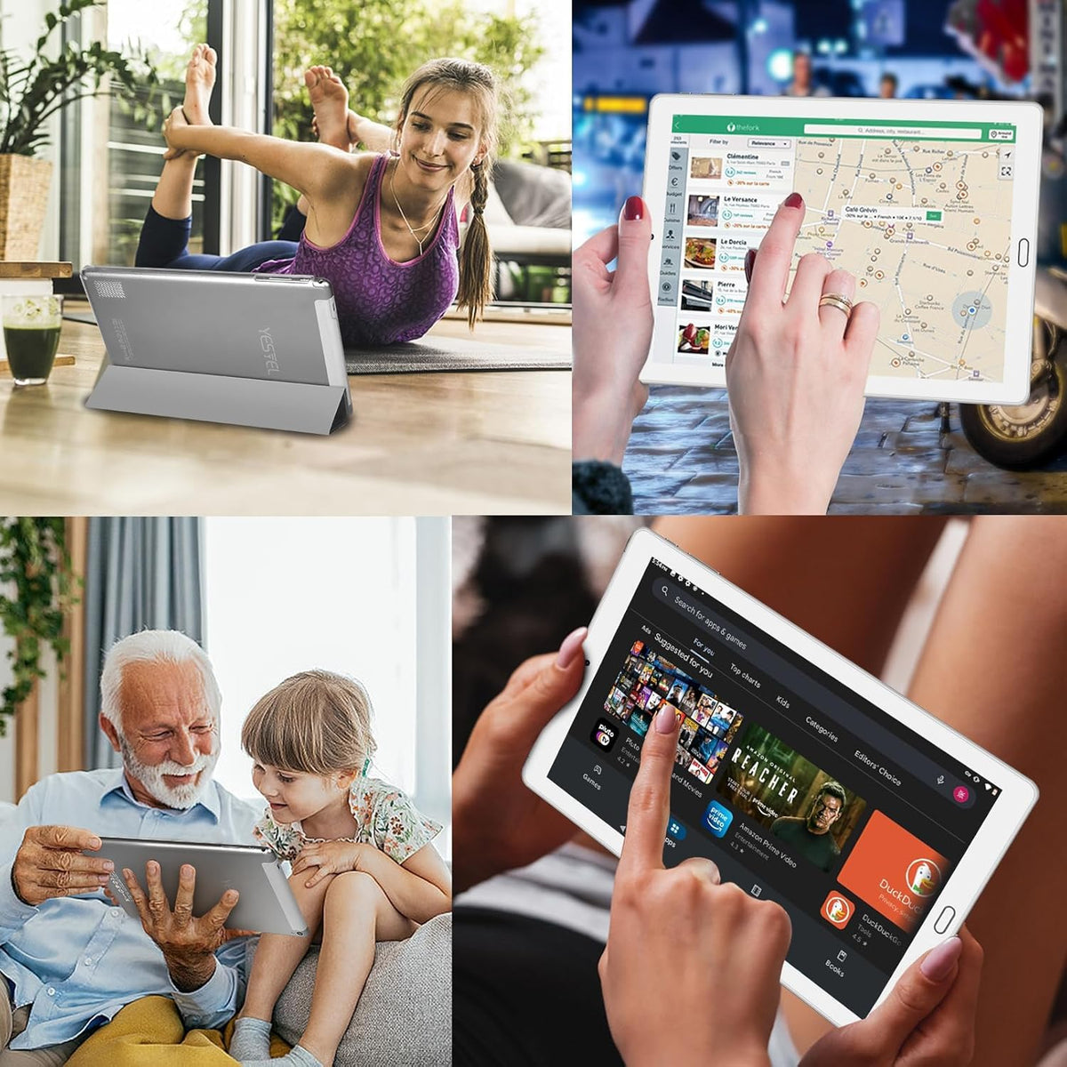 10.1 inch Android Tablet with Keyboard & Mouse J620