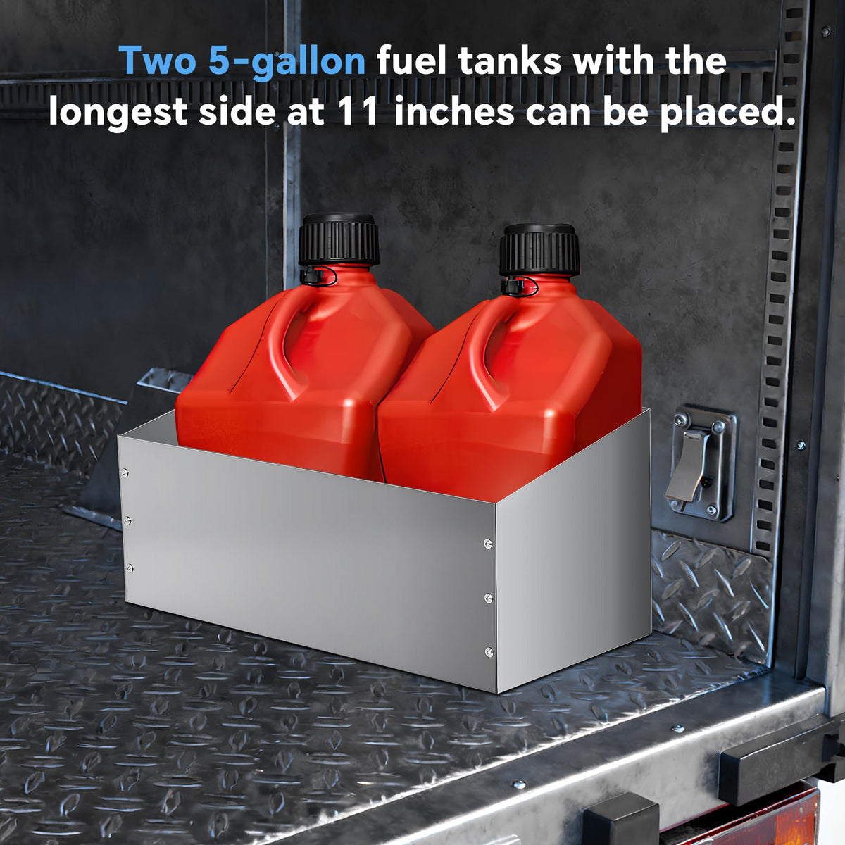 Aluminum Fuel Jug Holder Rack F5207