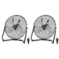 2-Pack 20-Inch High Velocity Floor & Wall Mount Fans X70171
