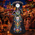 7.2FT Halloween Inflatable Ghost Bride with LED Lights F409893
