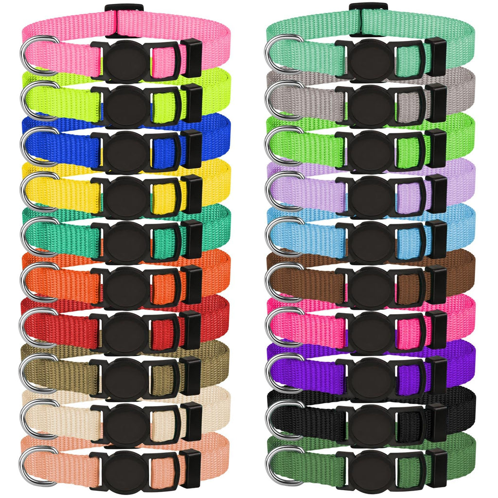 20 PCS Nylon Breakaway Puppy Collars U7961