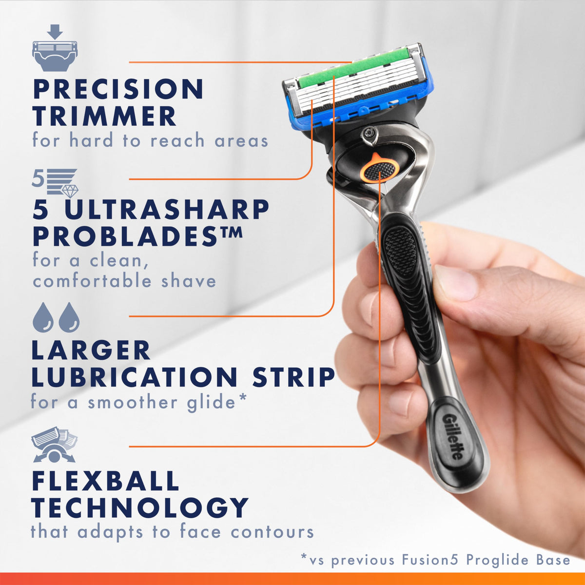 Shaving Razor with 8 Blade Refills E43478