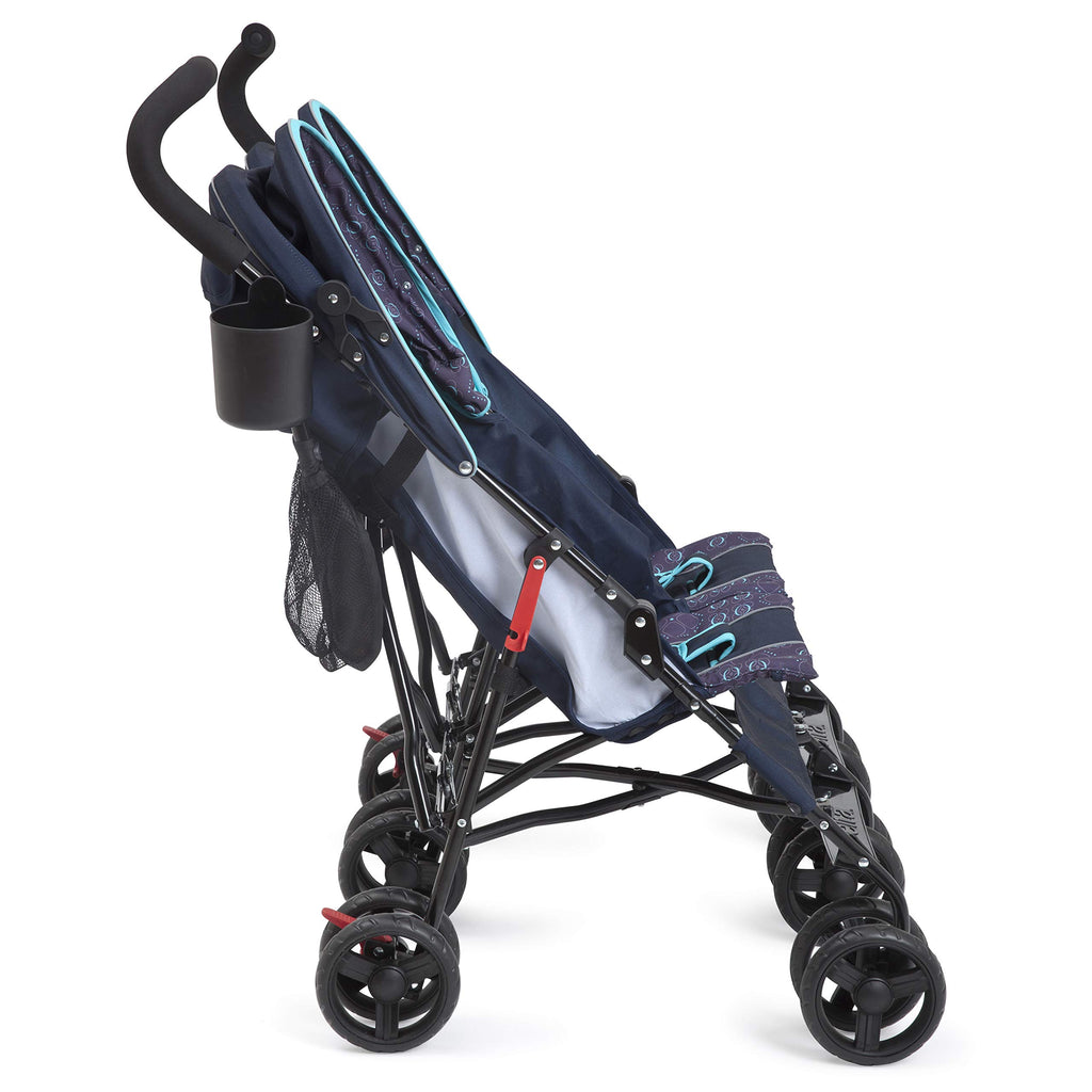Side by Side Stroller with Recline, Storage & Compact Fold N492