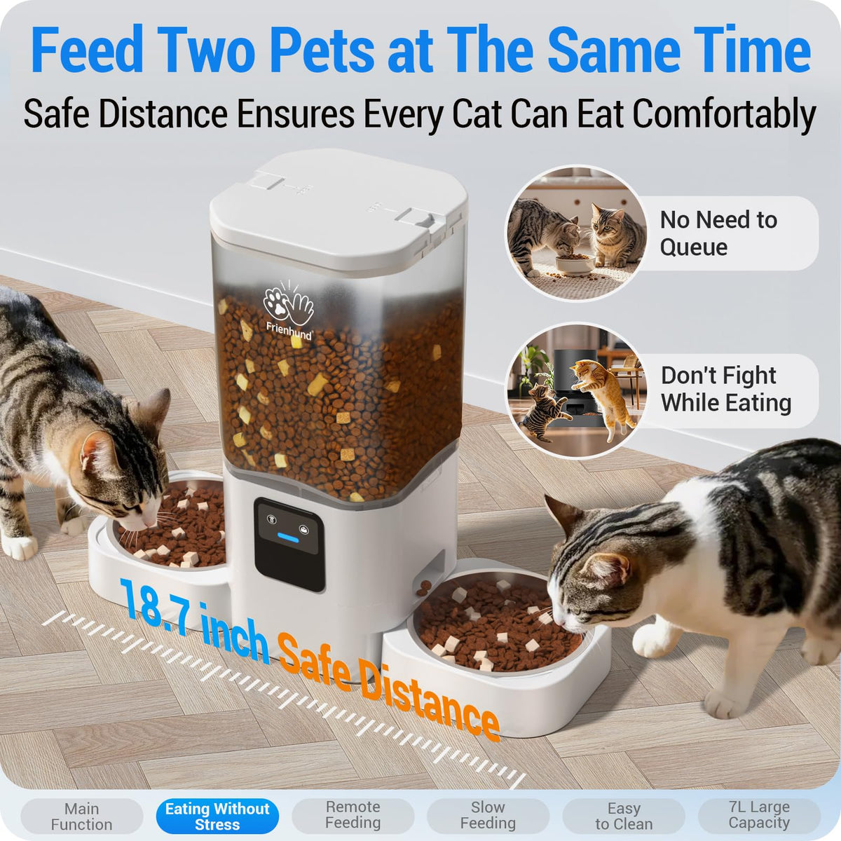 Automatic Cat Feeder 5G WiFi 29 Cup F2682