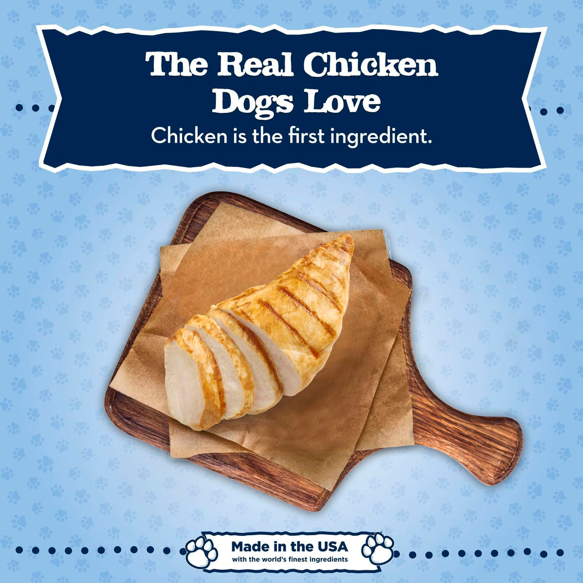 Large Breed Puppy Dry Dog Food Chicken and Brown Rice 24-lb Bag B727