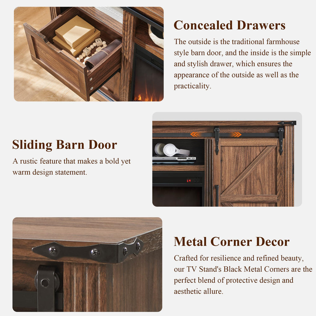 66" TV Stand with 4 Drawers D585